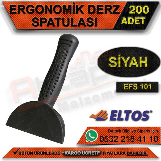 Eltos Efs101 Derz Spatulası Ergonomik (Siyah) (200 Adet)