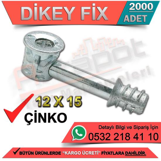 Dikey Fix 12x15 Çinko (2000 Adet)