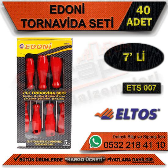 Edoni Ets007 Tornavida Seti 7’Li (40 Adet)