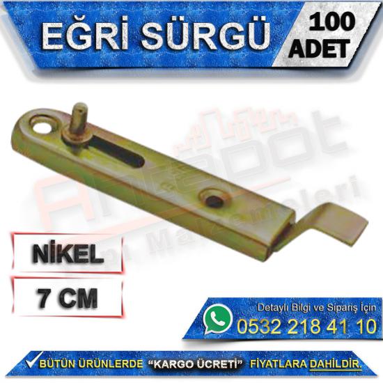 Eğri Sürgü Nikel 7 Cm (100 Adet), Eğri Sürgü Nikel 7 Cm, Eğri, Sürgü, Nikel, 7 Cm, Eğri Sürgü Nikel Eğri Sürgü, Eğri Sürgü 7 Cm