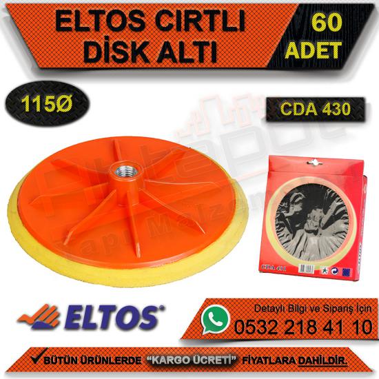 Eltos Cda430 Cırtlı Disk Altı 115 Mm Grinding Plate  (60 Adet)