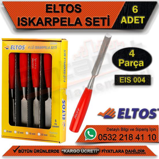 Eltos Eıs004 Iskarpela Seti 4 Parça (6 Adet)