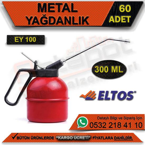 Eltos Ey100 Metal Yağdanlık 300 Cc (60 Adet)