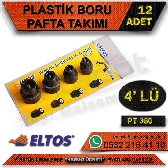 Eltos Pt360 Plastik Boru Pafta Tak. 4 ’Lü (12 Adet)