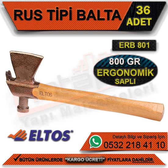 Eltos Erb801 Rus Tipi Balta 800 Gr. - Ergonomik Sap (36 Adet)