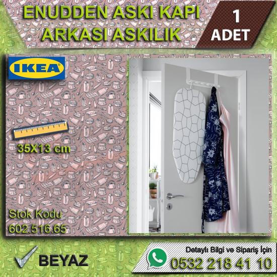 Beyaz Enudden Askı Kapı Arkası Askılık Elbise Askısı 11-20 Plastik