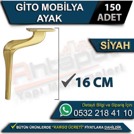 Gito Mobilya Ayak 16 Cm Siyah (150 Adet), Gito, Mobilya, Ayak, 16 Cm, Siyah, Gito Mobilya Ayak, 16 Cm Siyah Ayak, Gito Ayak, Mobilya Ayak, 16 Cm Ayak, Gito Ayak