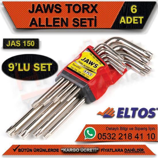 Jaws Jas150 Torx Alyan Seti 9 Parça (Paket:6) (Koli:72) (72 Adet)