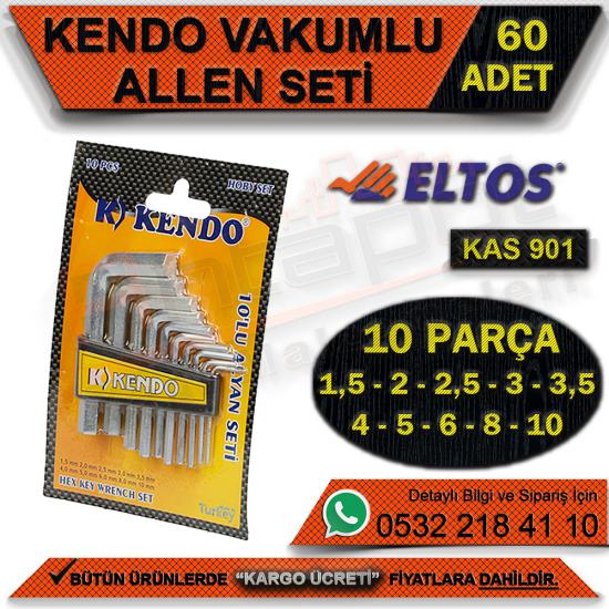 Kendo Kas901 Alyan Seti 10 Parça Vakumlu (60 Adet)