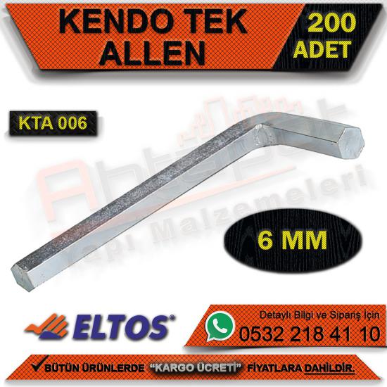 Kendo Kta006 Tek Alyan No:6 Mm (Paket:200) (Koli:1600) (1600 Adet)