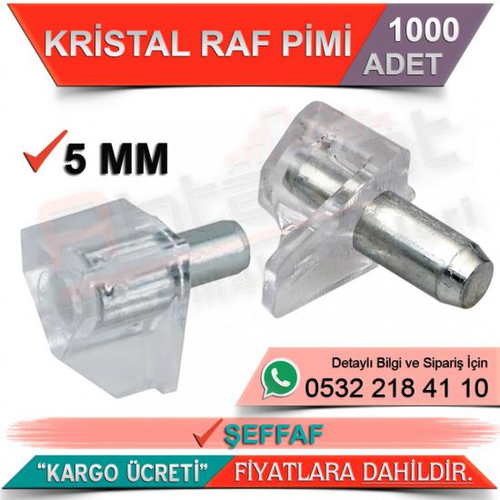 Kristal Raf Pimi 5 Mm Şeffaf (1000 Adet)