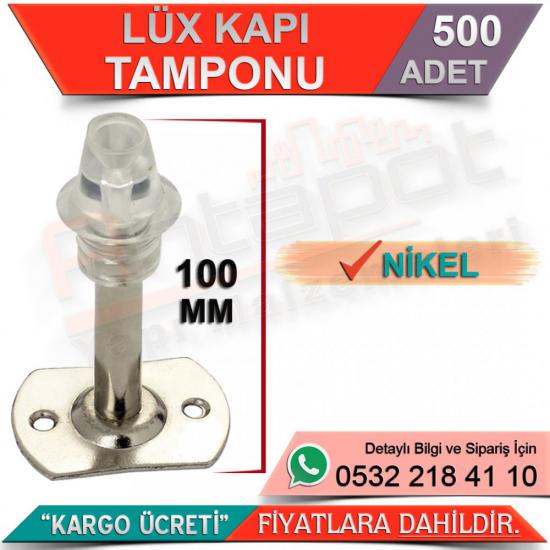 Lüx Kapı Tamponu 100 Mm Nikel (500 Adet)