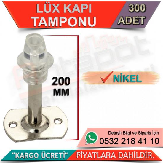 Lüx Kapı Tamponu 200 Mm Nikel (300 Adet)