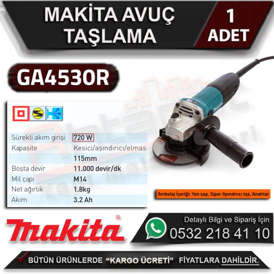 Makita GA4530R Avuç Taşlama 720 W, Makita, GA4530R, Avuç, Taşlama, 720 W, Makita GA4530R, Avuç Taşlama 720 W, Makita Avuç Taşlama, Avuç Taşlama, Makita Taşlama