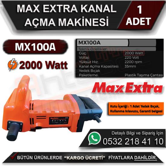 Max Extra MX100A Kanal Açma Makinesi
