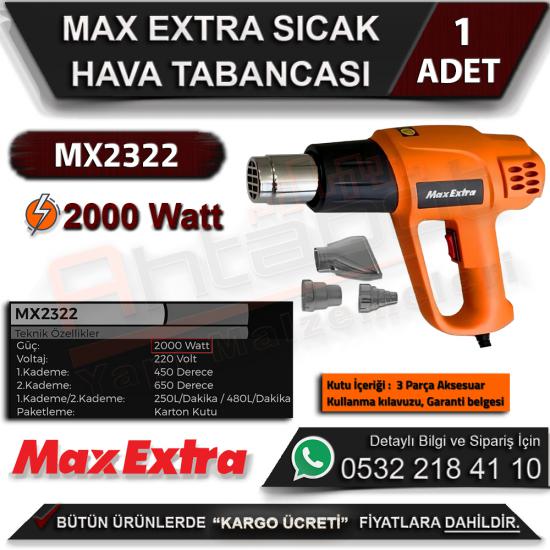 Max Extra MX2322 Sıcak Hava Tabancası