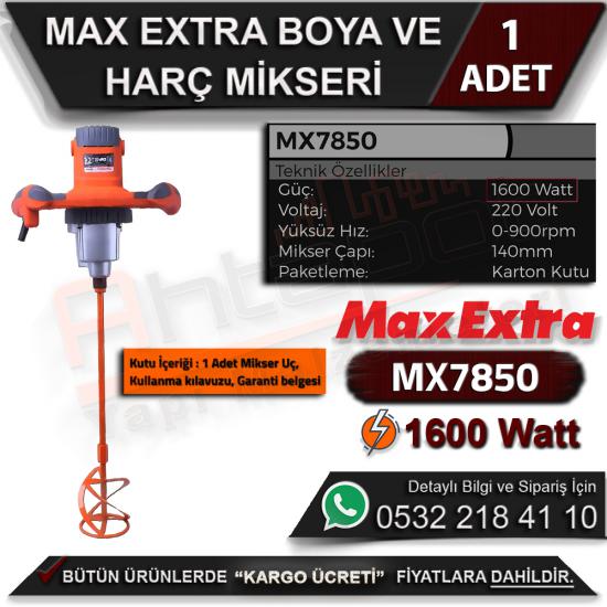 Max Extra MX7850 Boya ve Harç Mikseri