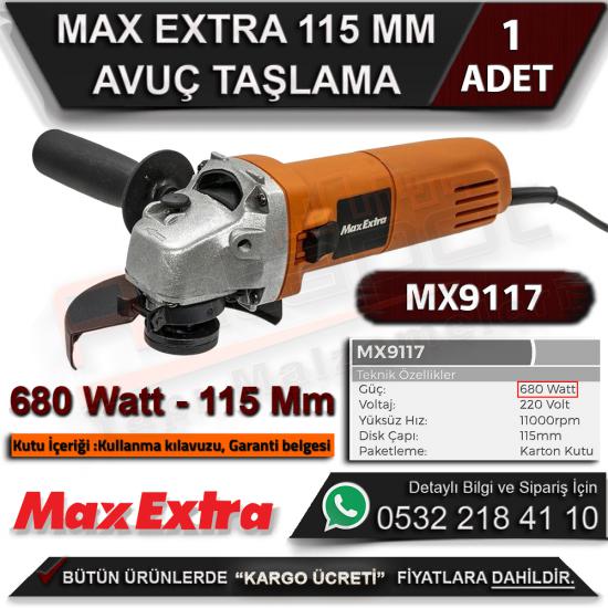 Max Extra MX9117 Avuç Taşlama 680 W