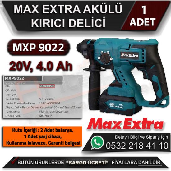 Max Extra Mxp9022 20V 4 Ah Akülü Kırıcı Delici