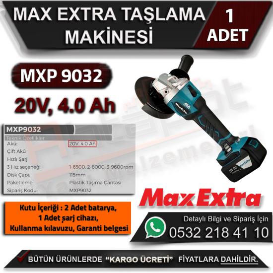 Max Extra MXP9032 20V 4A 115mm Taşlama Makinesi