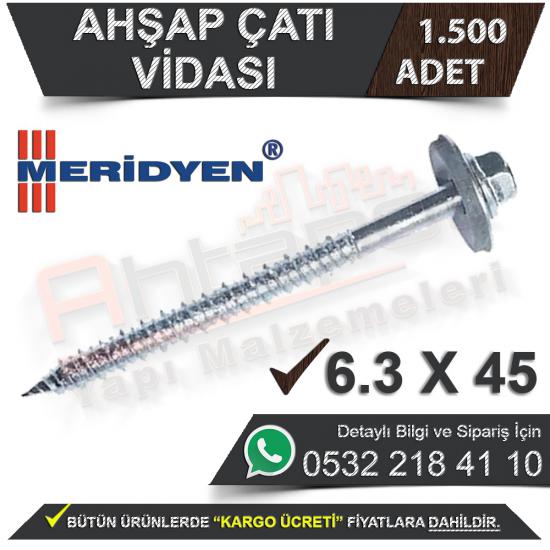 Meridyen Ahşap Çatı Vidası 6.3X45 (1.500 Adet), Meridyen Ahşap Çatı Vidası 6.3X45, Meridyen, Ahşap, Çatı, Vidası, 6.3X45, Meridyen Ahşap Çatı Vidası, 6.3X45, Ahşap Çatı Vidası, Çatı Vidası, Meridyen V