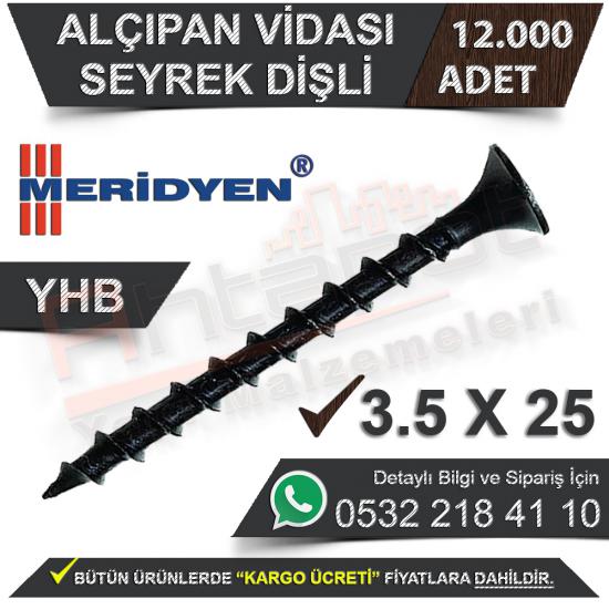 Meridyen Alçıpan Vidası Seyrek Dişli 3.5X25 (12.000 Adet), Meridyen, Alçıpan, Vidası, Seyrek, Dişli, 3.5X25, Meridyen Vida, Alçıpan Vidası Seyrek Dişli, 3.5X25 Vida, 3.5X25 Alçıpan Vidası, Seyrek Dişl