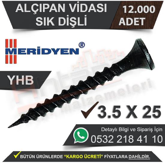 Meridyen Alçıpan Vidası Sık Dişli 3.5X25 (12.000 Adet), Meridyen, Alçıpan, Vidası, Sık, Dişli, 3.5X25, Meridyen Vida, Alçıpan Vidası Sık Dişli, 3.5X25 Vida, 3.5X25 Alçıpan Vidası, Sık Dişli Alçıpan Vi