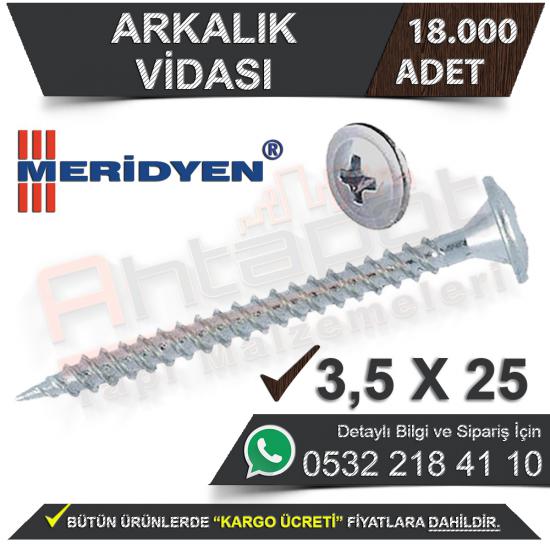 Meridyen Arkalık Vidası 3.5X25 (18.000 Adet), Meridyen Arkalık Vidası 3.5X25, Meridyen, Arkalık, Vidası, 3.5X25, Meridyen Arkalık Vidası, Arkalık Vidası 3.5X25, Arkalık Vidası, Meridyen Vida