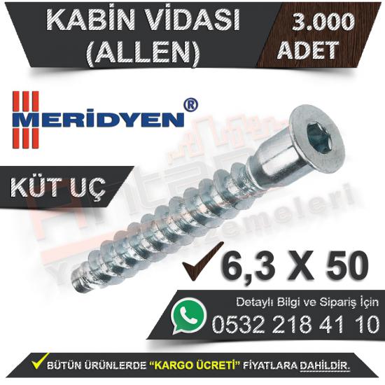 Meridyen Kabin Vidası 6.3X50 (Allen) Küt Uç (3.000 Adet), Meridyen, Kabin, Vidası, 6.3X50, (Allen), Küt, Uç, Meridyen Kabin Vidası, 6.3X50 (Allen) Küt Uç Kabin Vidası, Kabin Vidası, 6.3X50 Kabin Vidas