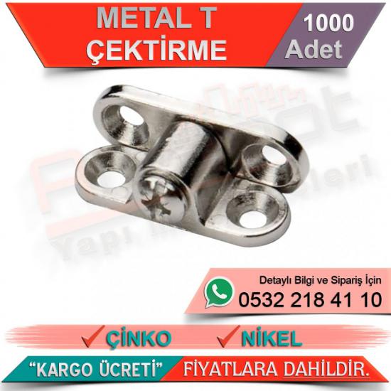 Metal T Çektirme Nikel (1000 Adet)