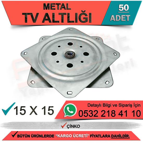 Metal Tv Altlığı 15x15 Çinko (50 Adet)