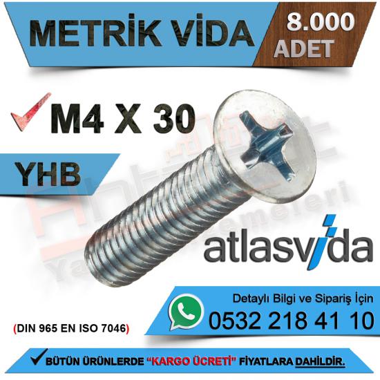 Atlas Metrik Vida Yhb M4.0X30 (8.000 Adet)