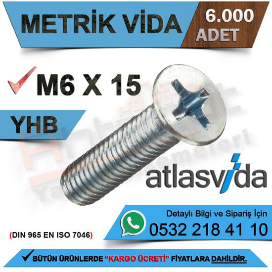 Atlas Metrik Vida Yhb M6.0X15 (6.000 Adet)