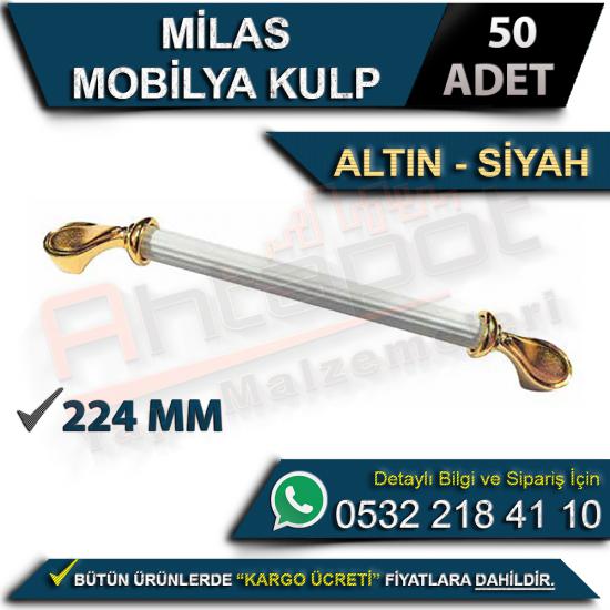 Milas Mobilya Kulp 224 Mm Altın-Siyah (50 Adet), Milas, Mobilya, Kulp, 224 Mm, Altın-Siyah, Milas Mobilya Kulp, 224 Mm Altın-Siyah Milas Kulp, Milas Kulp, Mobilya Milas Kulp, Milas Kulp 224 Mm, Mobily