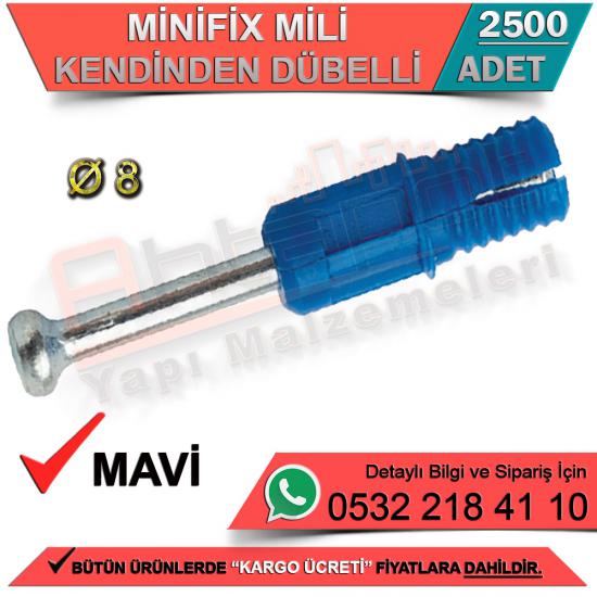Kendinden Dübelli Minifix Mili Ø8 Çinko (2500 Adet)