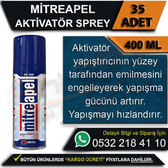 Mitreapel Hızlı Yapıştırıcı Aktivatör Sprey 400 Ml (35 Adet), Mitreapel, Hızlı, Yapıştırıcı, Aktivatör, Sprey, 400 Ml, Apel Aktivatör, Mitreapel Hızlı Yapıştırıcı, Aktivatör Sprey 400 Ml, Hızlı Yapışt