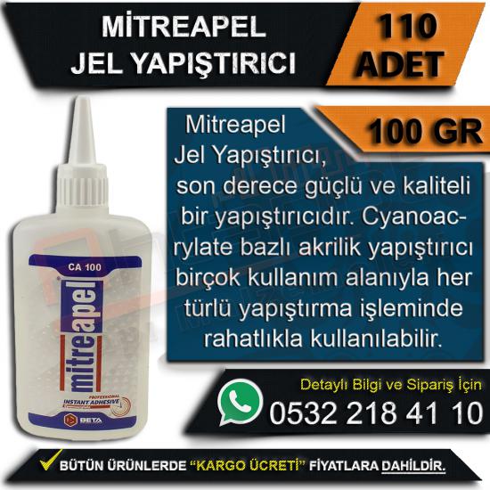 Mitreapel Jel Yapıştırıcı 100 Gr (110 Adet), Mitreapel Jel Yapıştırıcı 100 Gr, Mitreapel, Jel, Yapıştırıcı, 100 Gr, Mitreapel Jel Yapıştırıcı, Jel Yapıştırıcı, Hızlı Yapıştırıcı, Apel Hızlı Yapıştırıc