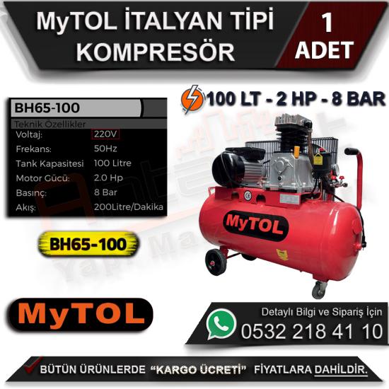 Mytol BH65 İtalyan Tipi Hava Kompresörü 100 Lt