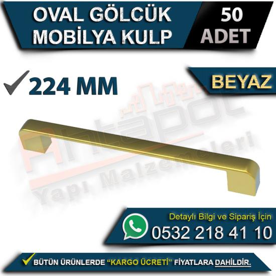 Oval Gölcük Mobilya Kulp 224 Mm Beyaz (50 Adet), Oval, Gölcük, Mobilya, Kulp, 224 Mm, Beyaz, Oval Gölcük Mobilya Kulp, 224 Mm Beyaz Oval Gölcük Kulp, Gölcük Kulp, Mobilya Oval Kulp, Oval Gölcük Kulp 2