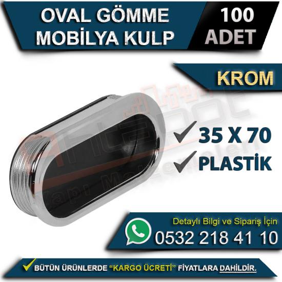 Oval Gömme Mobilya Kulp 35x70 Krom (100 Adet), Oval, Gömme, Mobilya, Kulp, 35x70, Krom, Oval Gömme Kulp, 35x70 Kulp, Krom Kulp, Mobilya Kulp, Gömme Mobilya Kulp, Gömme Kulp, Oval Kulp