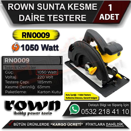 Rown RN0009 Sunta Kesme Daire Testere 185mm 1050W