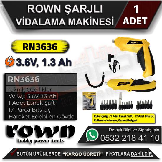 Rown RN3636 3.6 V Şarjlı Vidalama Makinesi