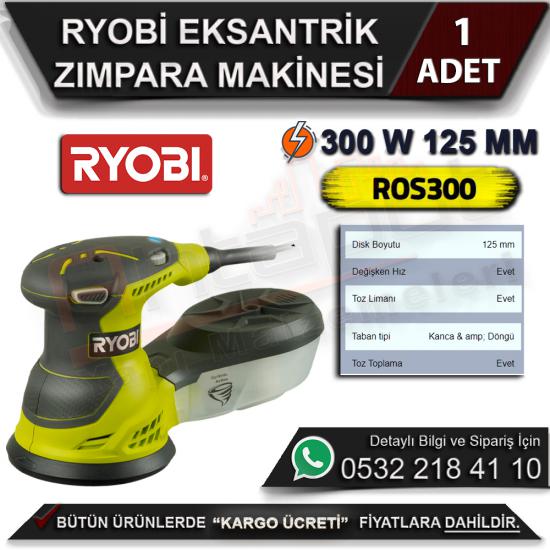 Ryobi ROS300 300 W Eksantrik Zımpara Makinesi