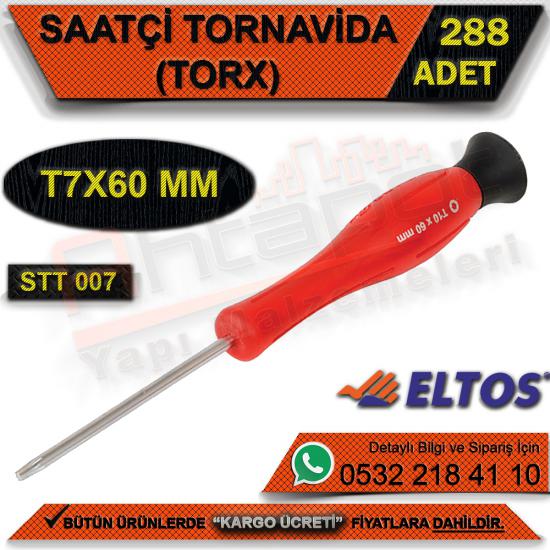 Eltos Stt007 Saatçi Tornavida Torx T7x60 Mm (288 Adet)