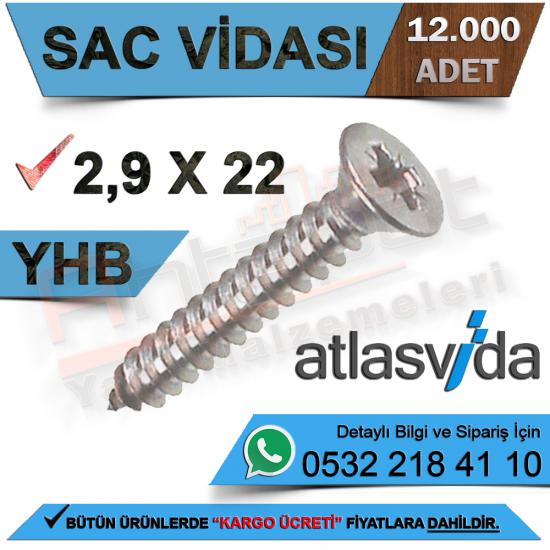 Atlas Sac Vidası Yhb 3,5X25 (14.000 Adet)