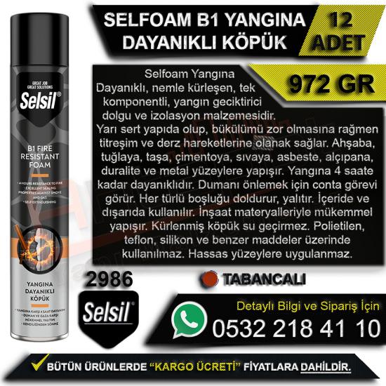 Selfoam B1 Yangına Dayanıklı Köpük 972 Gr Tabancalı (12 Adet), Selfoam, B1, Yangına, Dayanıklı, Köpük, 972 Gr, Tabancalı, Selfoam B1 Yangına Dayanıklı Köpük, Selfoam B1 Köpük, Yangına Dayanıklı Köpük,