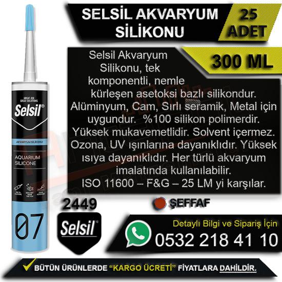 Selsil Akvaryum Silikonu 300 Ml Şeffaf (25 Adet), Selsil, Akvaryum, Silikonu, 300 Ml, Şeffaf, Selsil Akvaryum Silikonu, Akvaryum Silikonu, Selsil Silikon, Toptan Silikon, Şeffaf Silikon