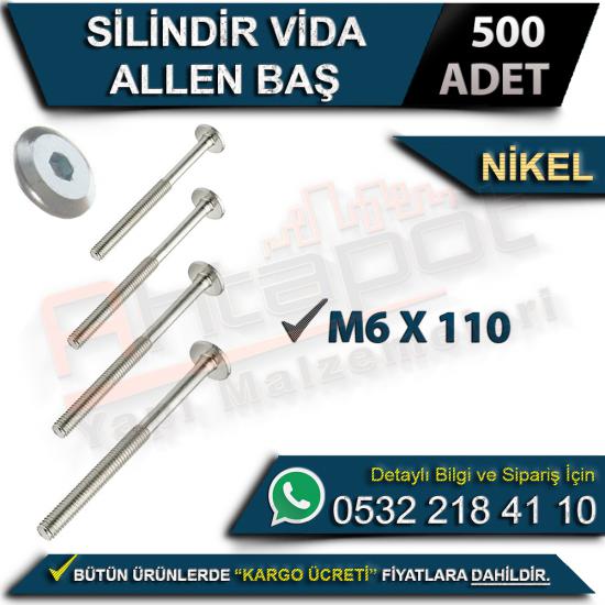 Silindir Vida Allen Baş M6x110 Nikel (500 Adet), Silindir Vida Allen Baş M6x110 Nikel, Silindir, Vida, Allen, Baş, M6x110, Nikel, Silindir Vida, Allen Baş Vida, M6x110 Nikel Vida, Silindir Vida Allen