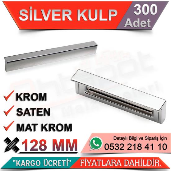 Silver Kulp 128 Mm Saten (300 Adet)