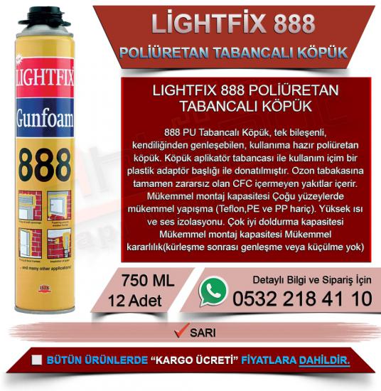 Soudal Lightfix 888 Tabancalı Pu Köpük 750 Ml